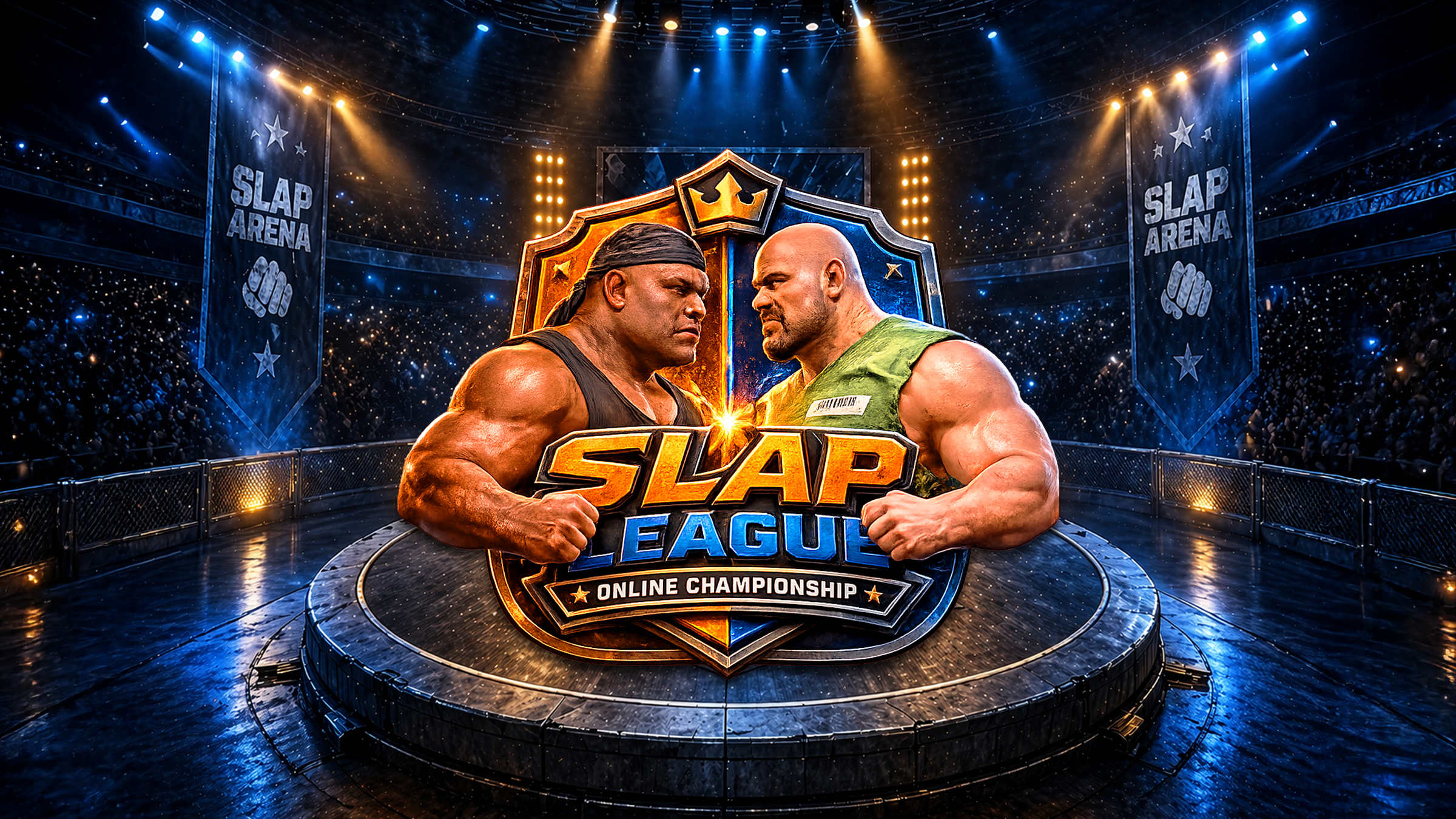 Slap League Online Championship arena banner artwork